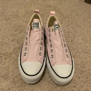 Platform converse slip-ons